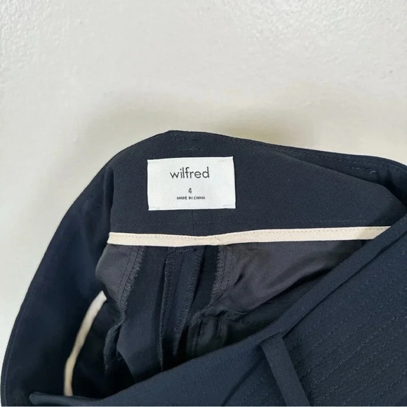 Aritzia Wilfred Womens Size 4 Jallade Cropped High Waisted Crepe Pant - Picture 9 of 16